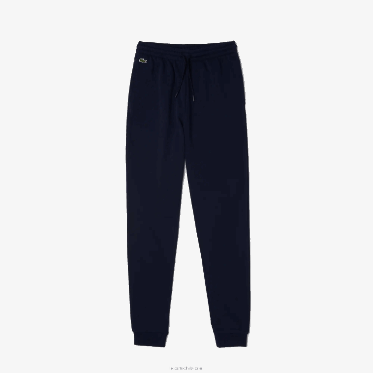 mujer Lacoste azul marino 166 pantalones de chándal de felpa ligera N6XZ22593