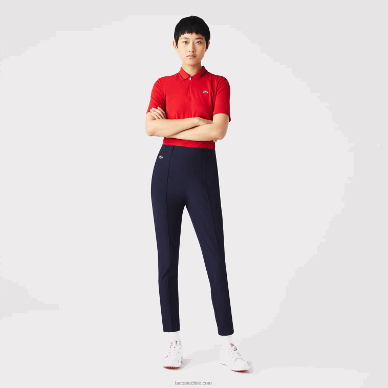 mujer Lacoste azul marino 166 pantalones deportivos elásticos de golf N6XZ22658 mujer Lacoste azul marino 166 pantalones deportivos elásticos de golf N6XZ22658