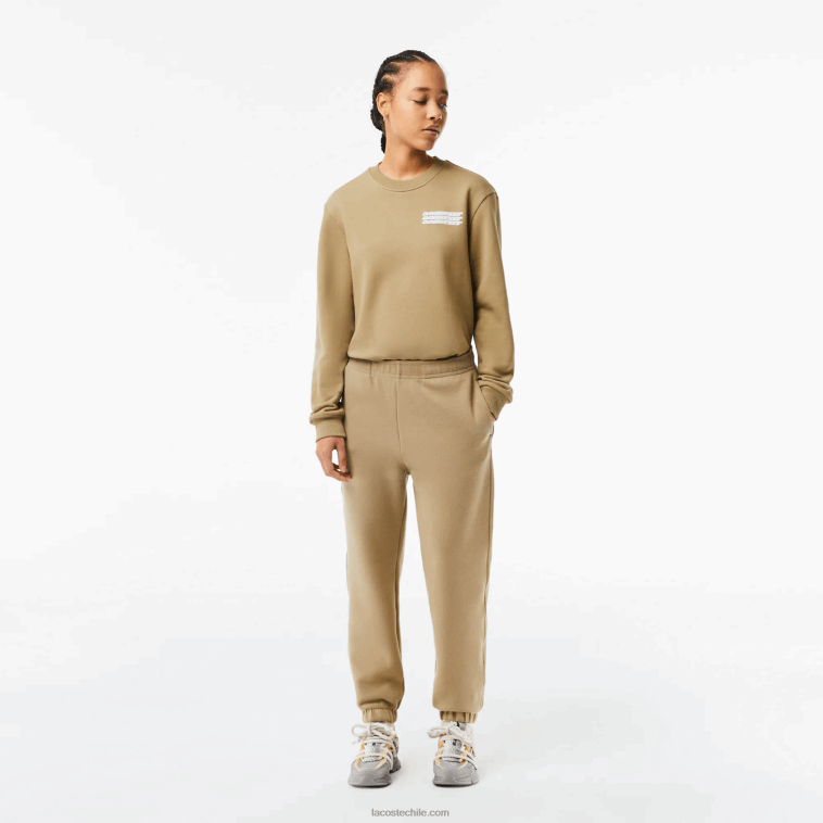 mujer Lacoste beige cb8 joggers de mezcla de algodón N6XZ22412 mujer Lacoste beige cb8 joggers de mezcla de algodón N6XZ22412