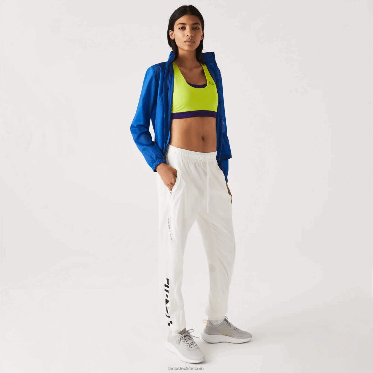mujer Lacoste blanco 70v pantalones de chándal con estampado náutico N6XZ22554 mujer Lacoste blanco 70v pantalones de chándal con estampado náutico N6XZ22554