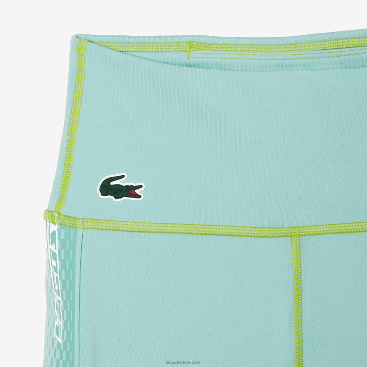 mujer Lacoste menta j6d leggins deportivos con franja del logo N6XZ22401