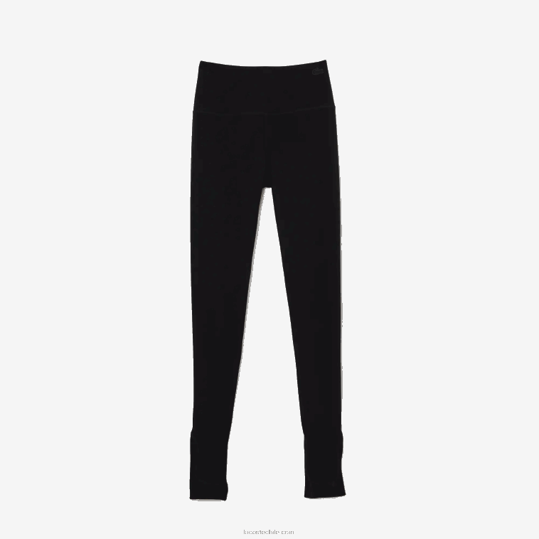 mujer Lacoste negro 031 polainas con estribo N6XZ22539