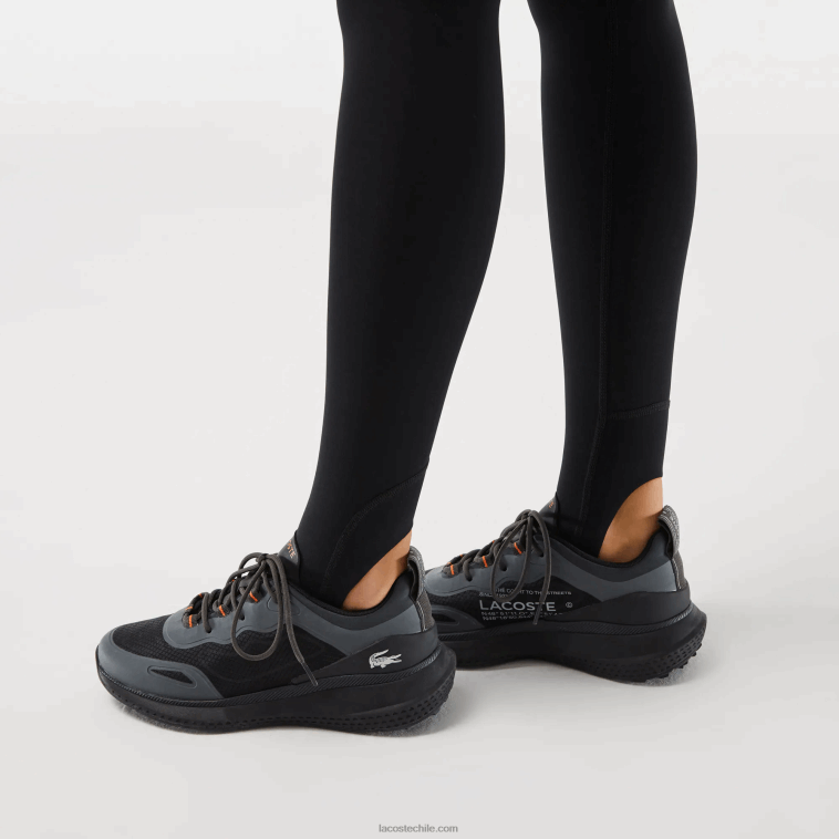 mujer Lacoste negro 031 polainas con estribo N6XZ22539