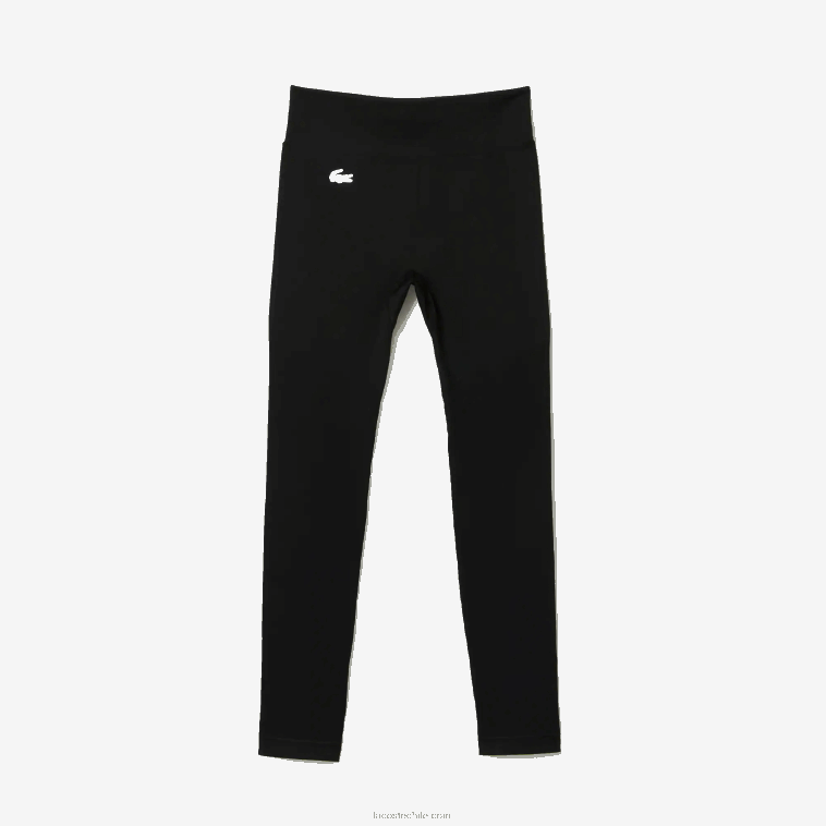 mujer Lacoste negro c31 leggins deportivos de tiro alto segunda piel N6XZ22597