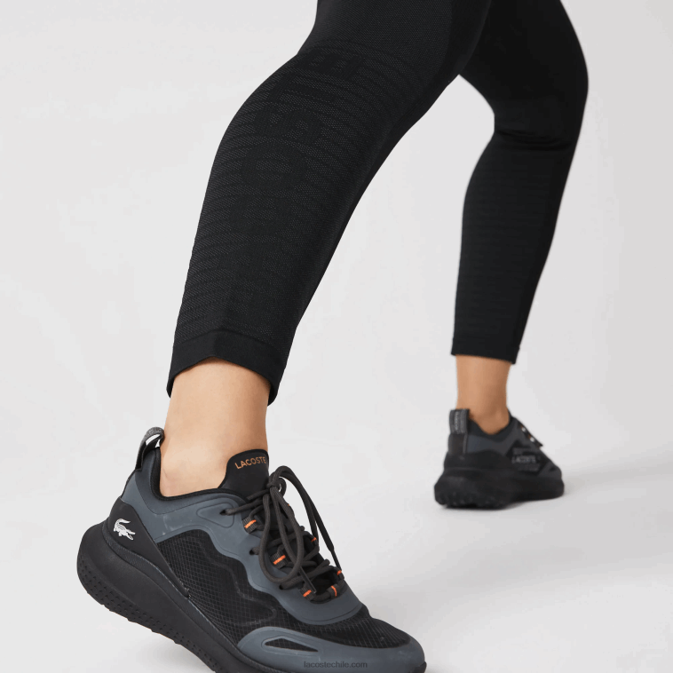 mujer Lacoste negro c31 leggins deportivos de tiro alto segunda piel N6XZ22597