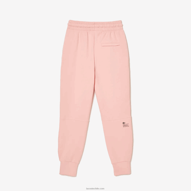 mujer Lacoste rosa kf9 pantalones de chándal de punto de algodón N6XZ22403