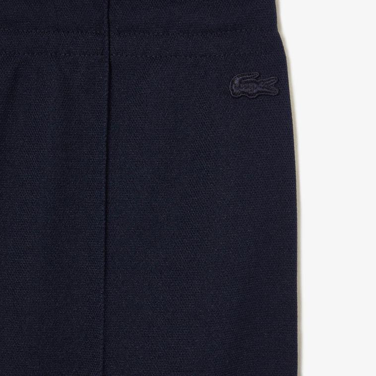 mujerazul marino 166 pantalones de chándal de piqué de dos capas lacoste x goop N6XZ22667