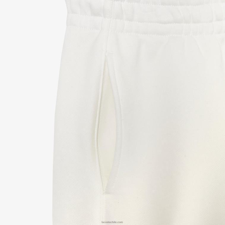 mujerblanco 70v pantalones deportivos lacoste x goop en felpa de algodón N6XZ22665