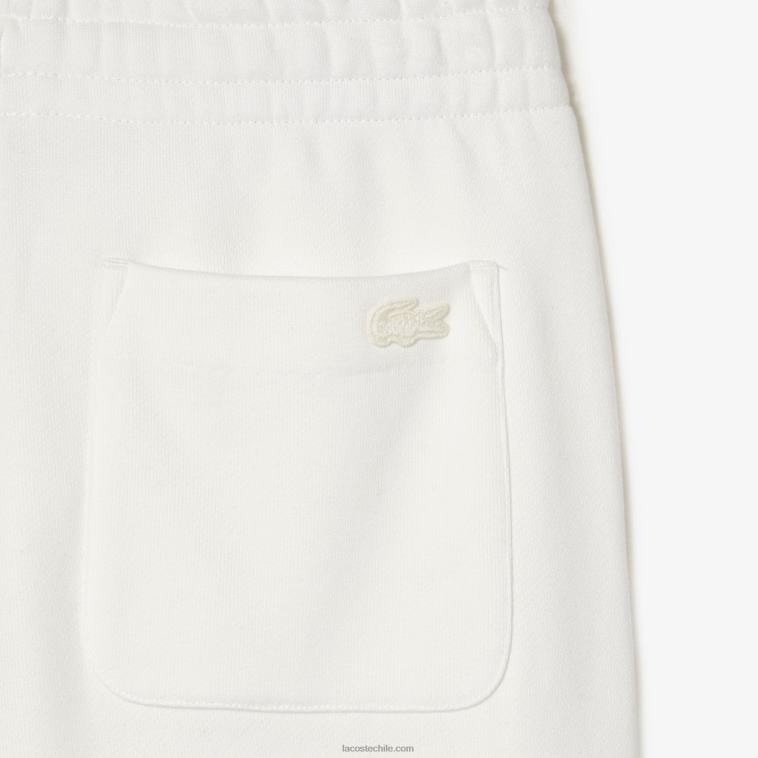 mujerblanco 70v pantalones deportivos lacoste x goop en felpa de algodón N6XZ22665