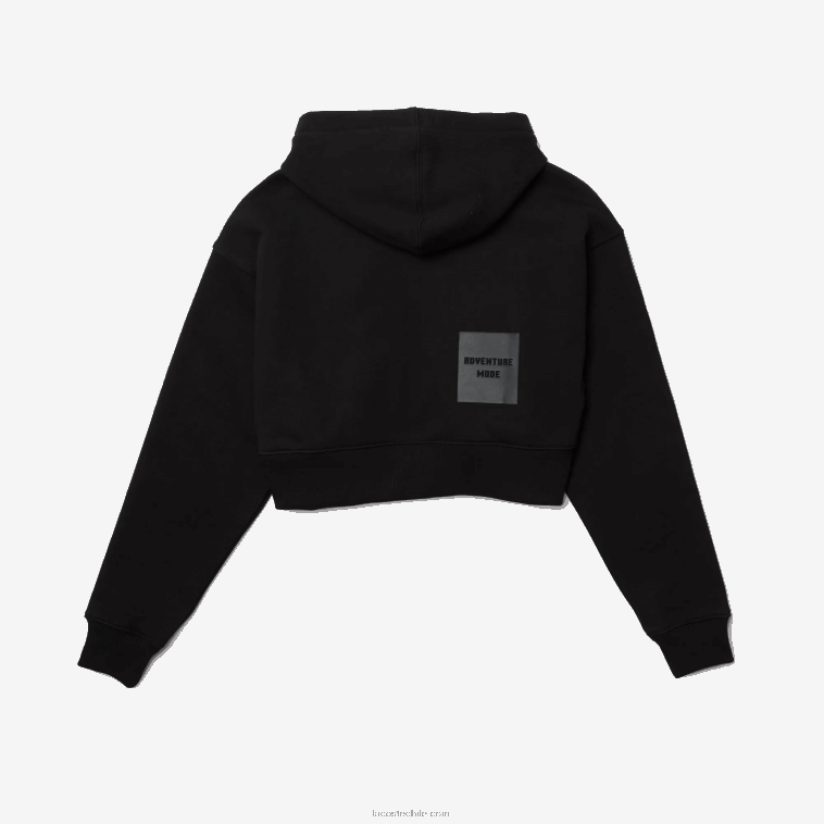 mujernegro 031 sudadera con capucha extragrande de polar lacoste x minecraft N6XZ22585