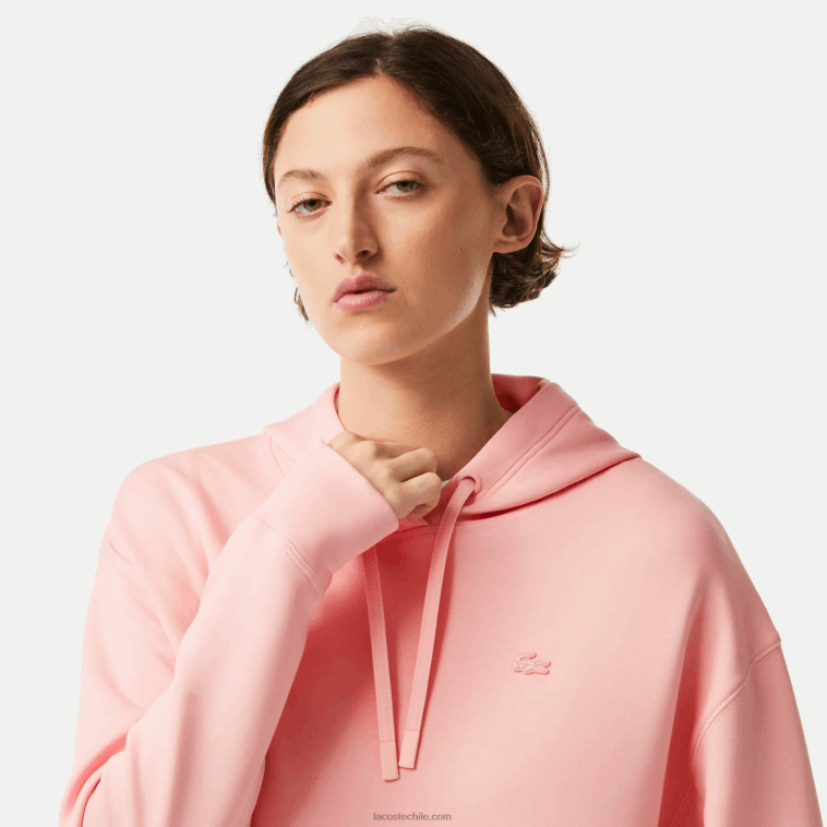 mujer Lacoste rosa kf9 sudadera con capucha N6XZ22416