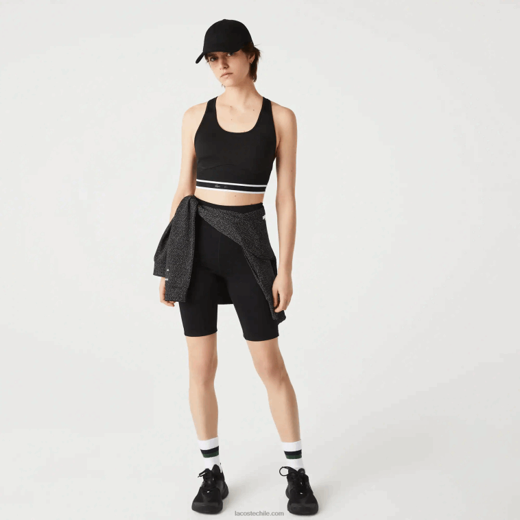 mujer Lacoste negro 8vm sujetador deportivo con espalda de nadador N6XZ22583 mujer Lacoste negro 8vm sujetador deportivo con espalda de nadador N6XZ22583