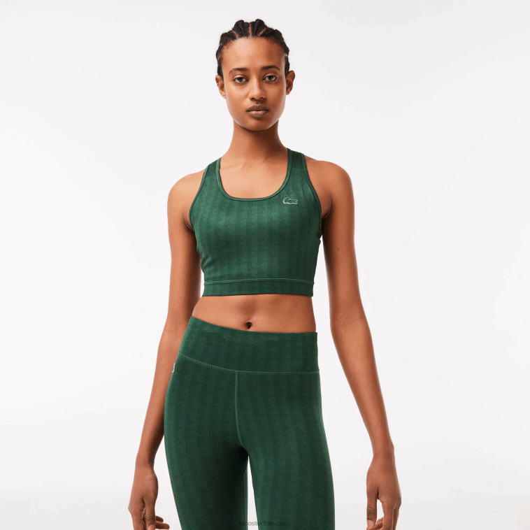 mujer Lacoste verde d1r sujetador deportivo con estampado deportivo N6XZ22577 mujer Lacoste verde d1r sujetador deportivo con estampado deportivo N6XZ22577