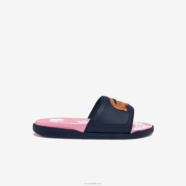 mujer Lacoste azul marino y naranja 325 chanclas sintéticas croco dualiste N6XZ22736 mujer Lacoste azul marino y naranja 325 chanclas sintéticas croco dualiste N6XZ22736
