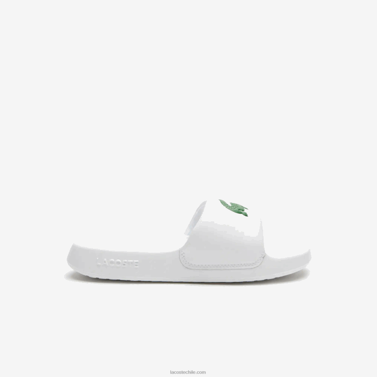 mujer Lacoste blanco/verde 082 chanclas sintéticas croco 1.0 N6XZ22685 mujer Lacoste blanco/verde 082 chanclas sintéticas croco 1.0 N6XZ22685