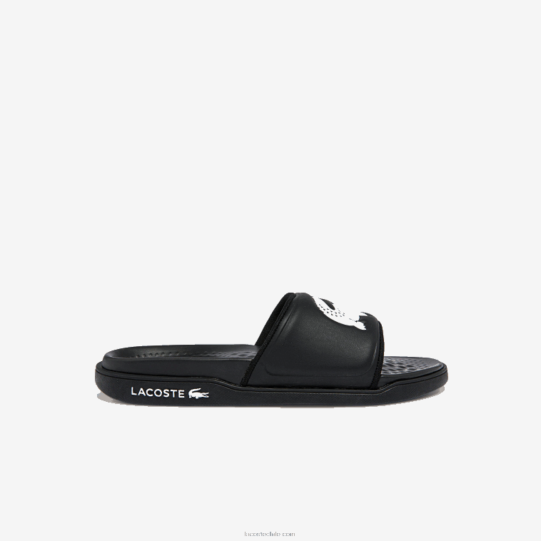 mujer Lacoste blanco y negro 312 chanclas croco dualiste con correa sintética y logo N6XZ22699 mujer Lacoste blanco y negro 312 chanclas croco dualiste con correa sintética y logo N6XZ22699