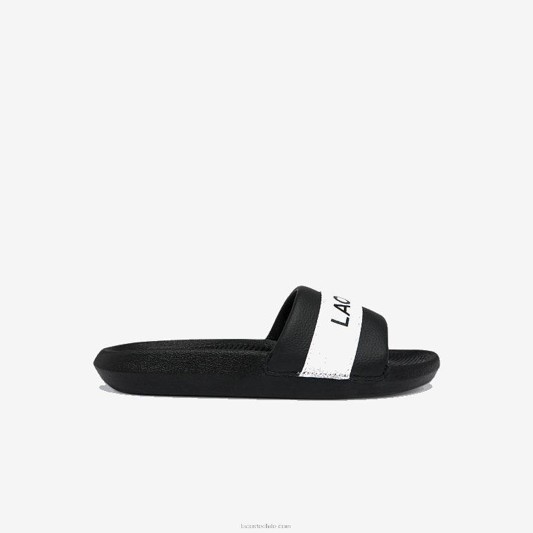 mujer Lacoste blanco y negro 312 chanclas de piel sintética y textil croco N6XZ22709 mujer Lacoste blanco y negro 312 chanclas de piel sintética y textil croco N6XZ22709