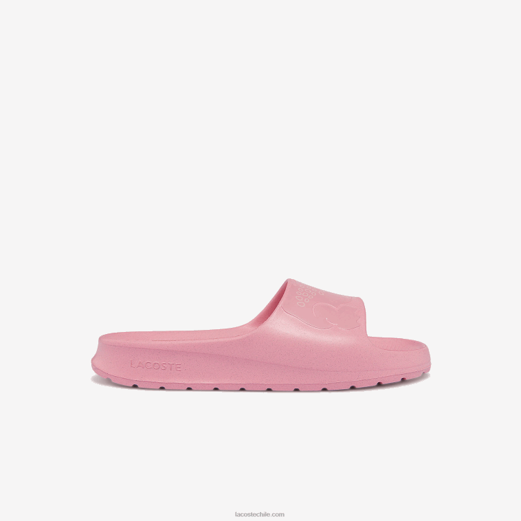 mujer Lacoste rosa 13c chanclas de piel sintética croco 2.0 con correa del logo N6XZ22733 mujer Lacoste rosa 13c chanclas de piel sintética croco 2.0 con correa del logo N6XZ22733