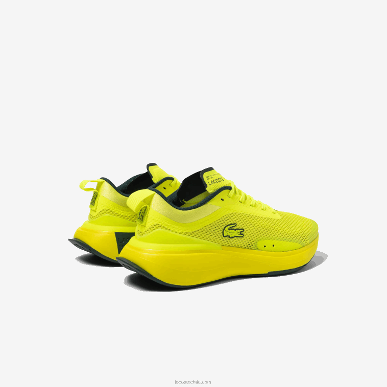 mujer Lacoste amarillo 2t7 tenis run spin evolution textil N6XZ22686