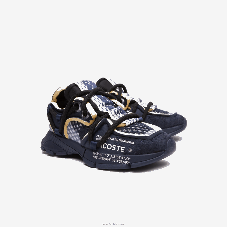mujer Lacoste azul marino nb0 zapatillas deportivas l003 active runway textil N6XZ22690