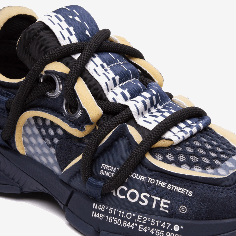 mujer Lacoste azul marino nb0 zapatillas deportivas l003 active runway textil N6XZ22690