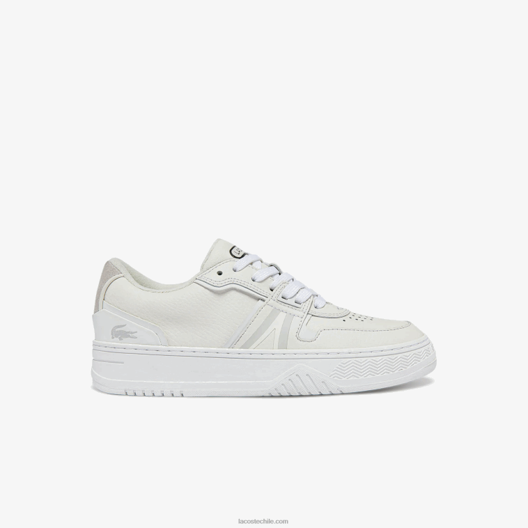 mujer Lacoste blanco y hueso 65t zapatillas l001 de piel N6XZ22720 mujer Lacoste blanco y hueso 65t zapatillas l001 de piel N6XZ22720