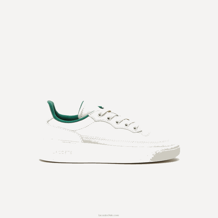 mujer Lacoste blanquecino 18c tenis g80 club de cuero a tono N6XZ22684