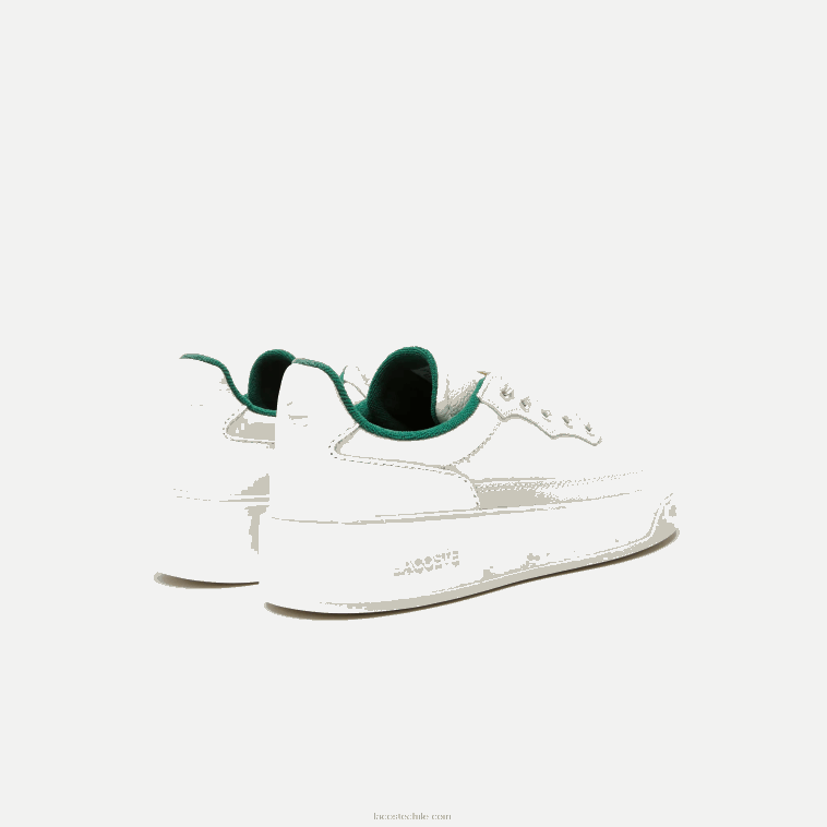 mujer Lacoste blanquecino 18c tenis g80 club de cuero a tono N6XZ22684
