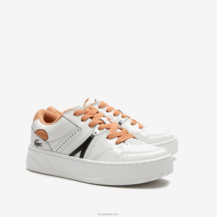 mujer Lacoste bronceado blanco 291 zapatillas l005 de piel N6XZ22713