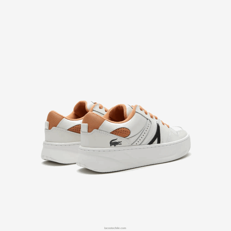 mujer Lacoste bronceado blanco 291 zapatillas l005 de piel N6XZ22713