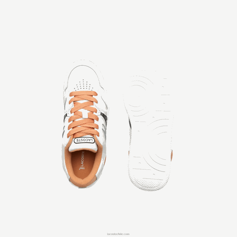 mujer Lacoste bronceado blanco 291 zapatillas l005 de piel N6XZ22713