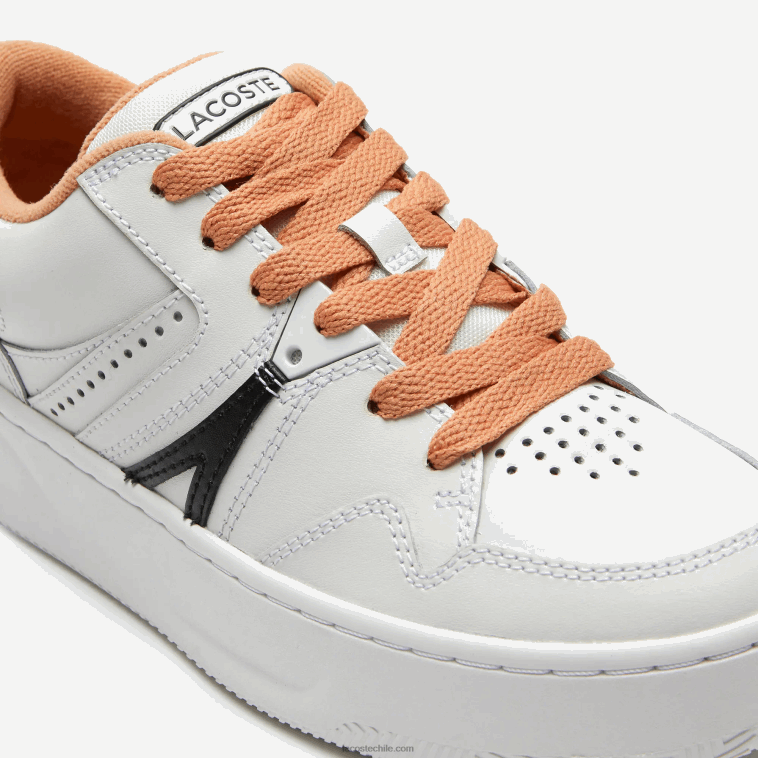mujer Lacoste bronceado blanco 291 zapatillas l005 de piel N6XZ22713