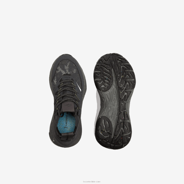 mujer Lacoste negro 02h zapatillas re-comfort sintéticas y textiles a tono N6XZ22735