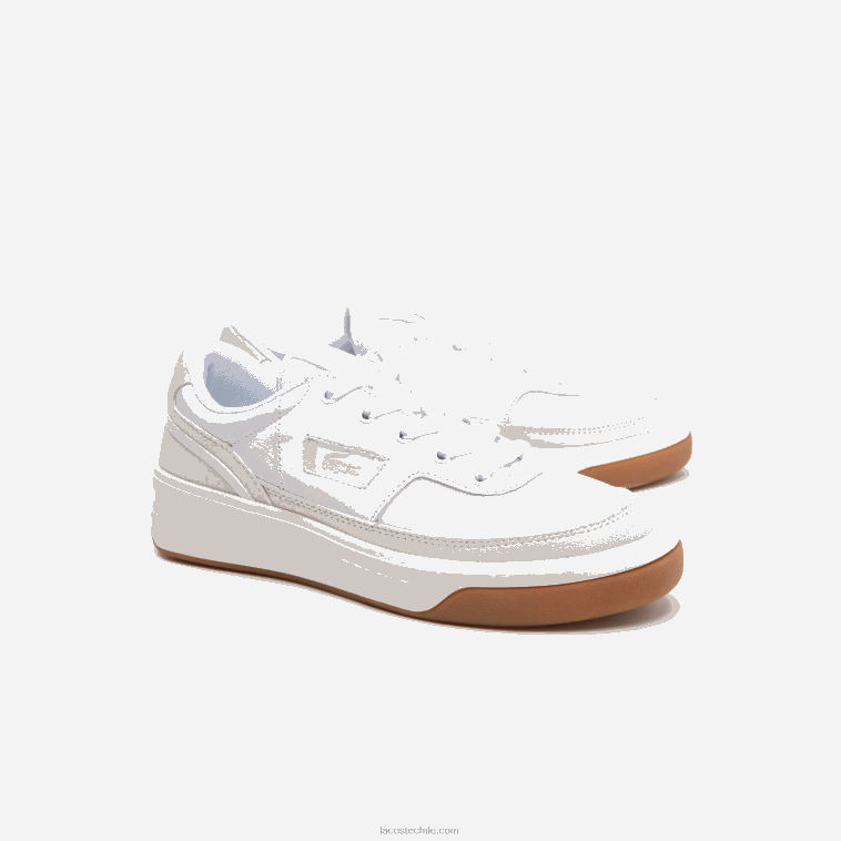 mujerblanco y hueso 65t zapatillas lacoste x goop g80 de piel N6XZ22760