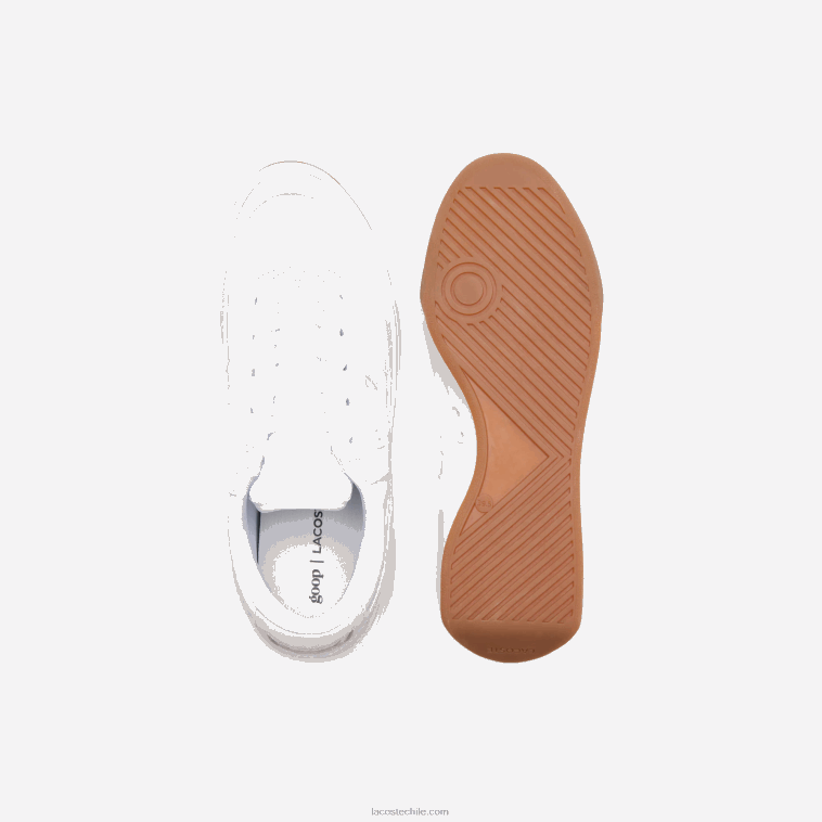 mujerblanco y hueso 65t zapatillas lacoste x goop g80 de piel N6XZ22760