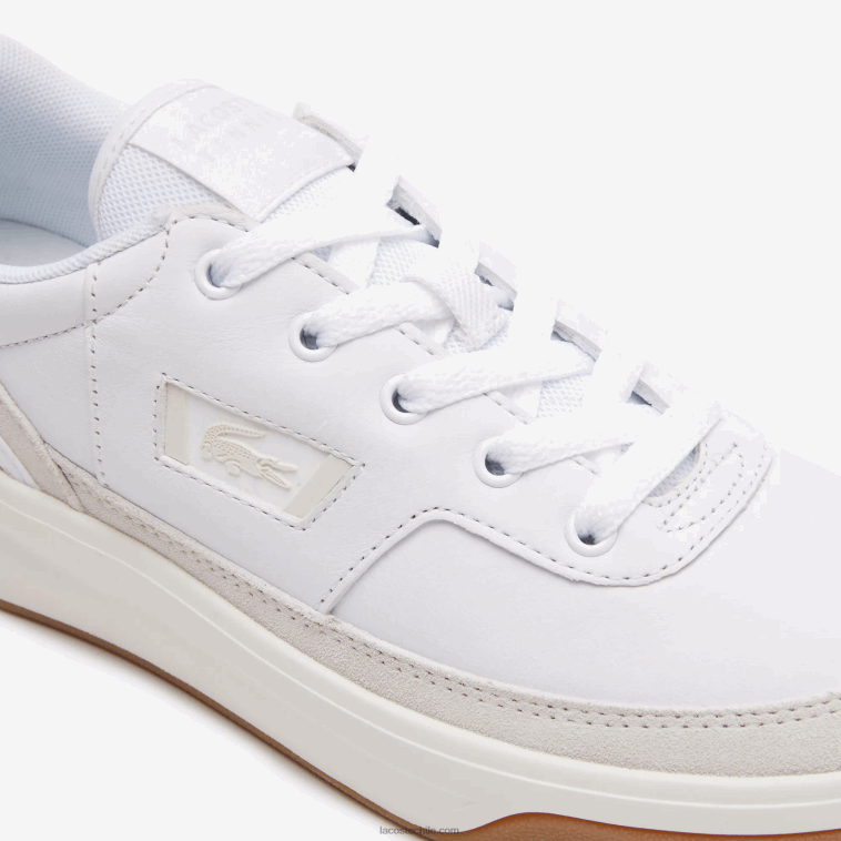 mujerblanco y hueso 65t zapatillas lacoste x goop g80 de piel N6XZ22760