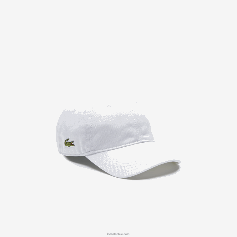 niños Lacoste blanco 001 gorra de gabardina sólida N6XZ22277 niños Lacoste blanco 001 gorra de gabardina sólida N6XZ22277