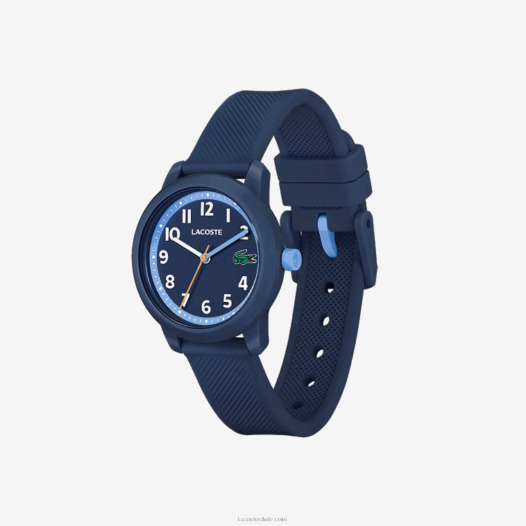 niños Lacoste azul 000 12.12 Reloj con correa de silicona de 3 manecillas N6XZ23300