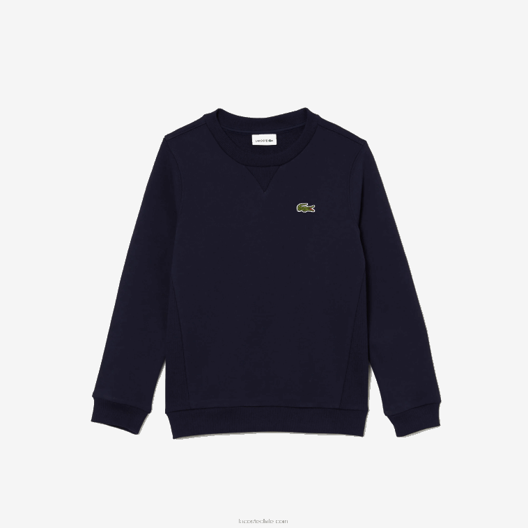 niños Lacoste azul marino 166 sudadera de felpa de algodón N6XZ22973