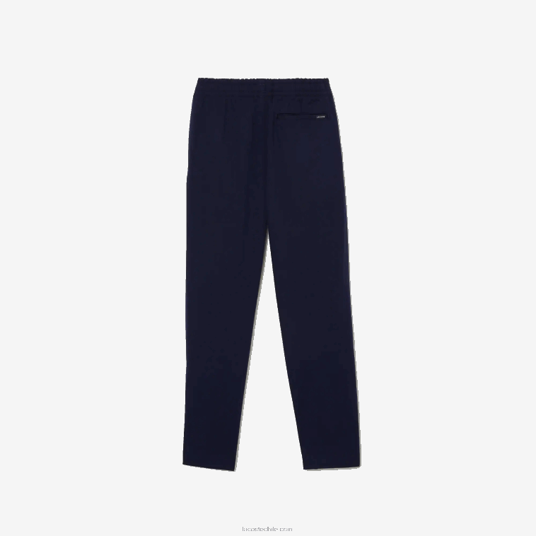 Niños Lacoste azul marino 166 chinos de gabardina de algodón stretch N6XZ23269
