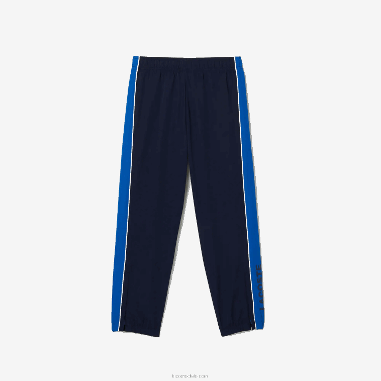 Niños Lacoste azul marino 976 chándal deportivo con bloques de color N6XZ23209