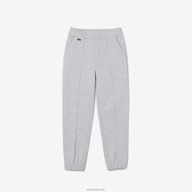 Niños Lacoste lomo gris cca chinos de algodón elástico con cintura elástica N6XZ23275