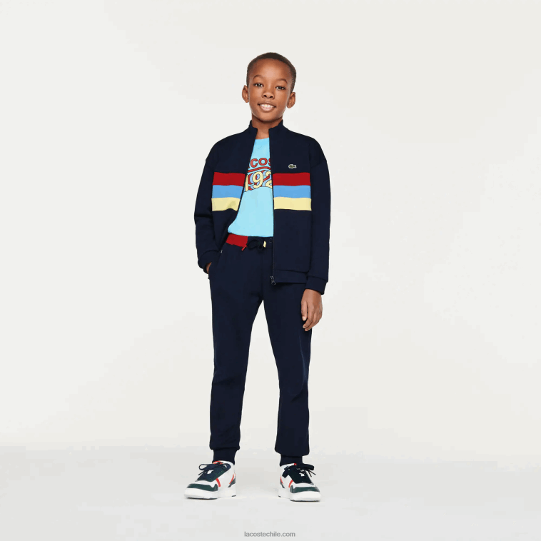 niños Lacoste azul marino 166 pantalones de chándal con cinturilla de color N6XZ23266 niños Lacoste azul marino 166 pantalones de chándal con cinturilla de color N6XZ23266