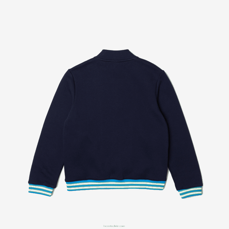 niños Lacoste azul marino 166 sudadera con botones N6XZ23044
