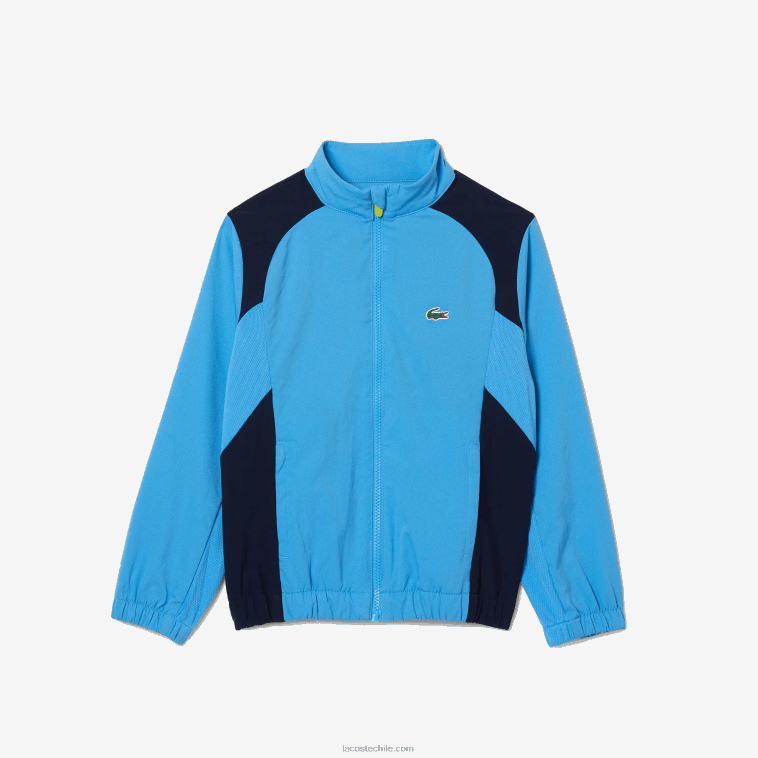 niños Lacoste azul marino y25 chándal deportivo de tenis con bloques de color N6XZ23186