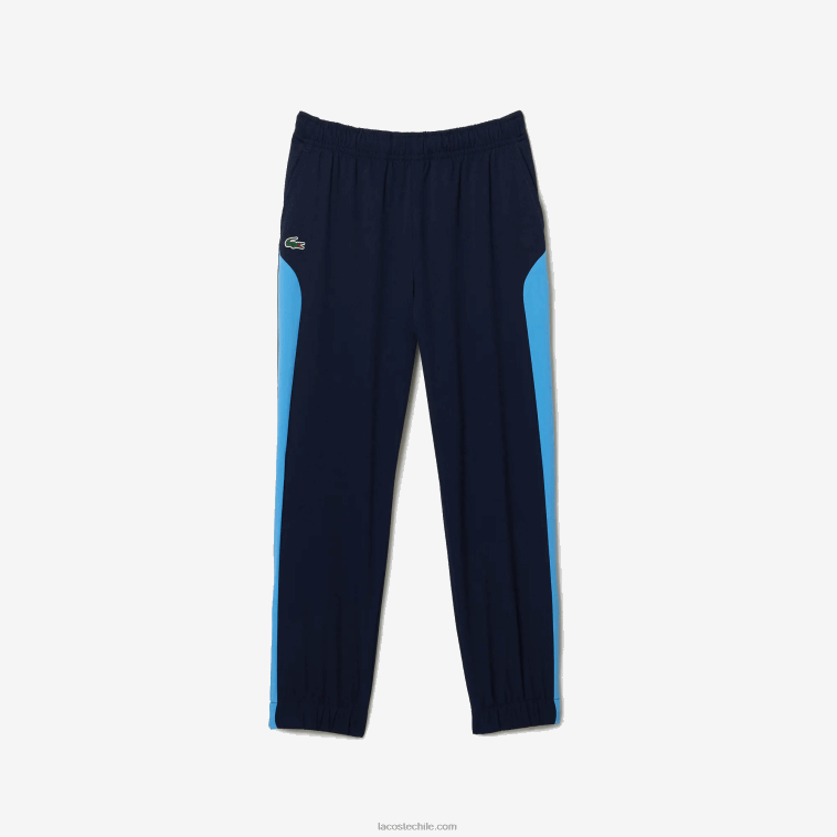 niños Lacoste azul marino y25 chándal deportivo de tenis con bloques de color N6XZ23186