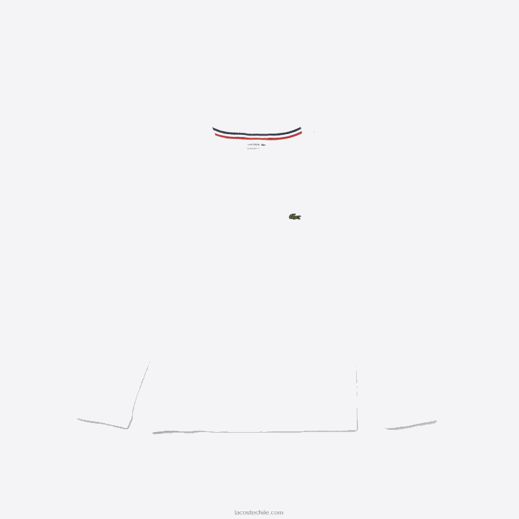 niños Lacoste blanco 001 camiseta con cuello redondo N6XZ23140