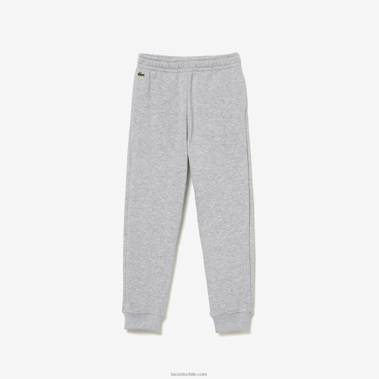 niños Lacoste lomo gris cca pantalones de chándal con diseño colour block N6XZ23198