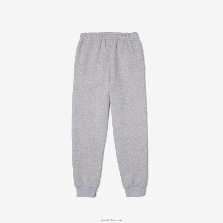 niños Lacoste lomo gris cca pantalones de chándal con diseño colour block N6XZ23198