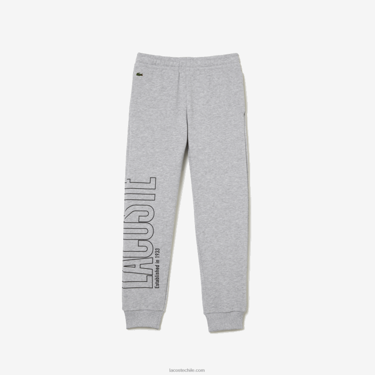 niños Lacoste lomo gris cca pantalones deportivos de marca N6XZ23188